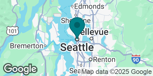 Map of 303 South King Street in Seattle