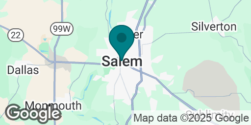 Map of 500 13th Street SE in Salem