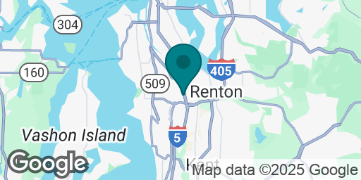 Map of 7301 Longacres Way in Tukwila